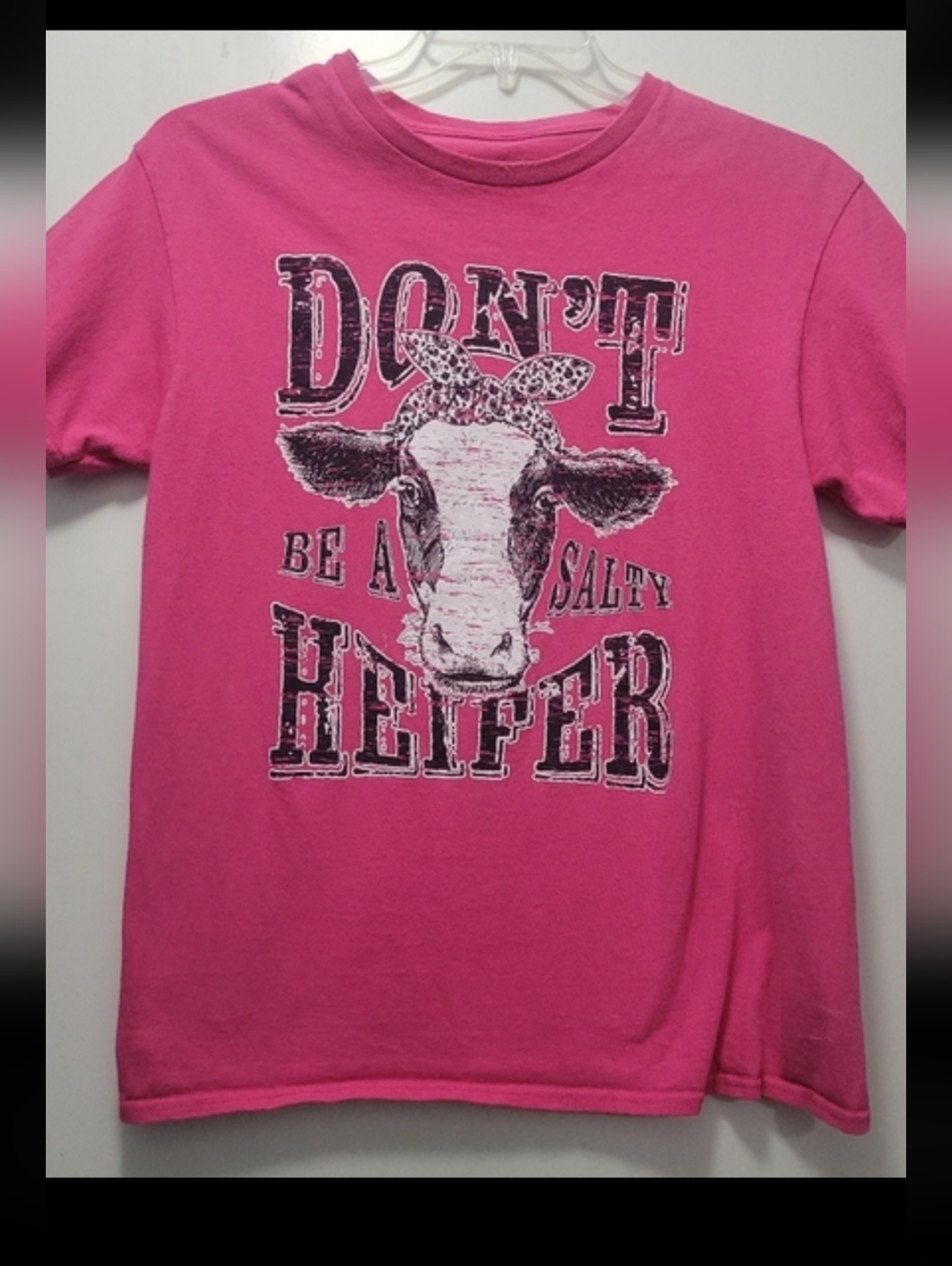 Don't Be A Salty Heifer sassy tShirt, S